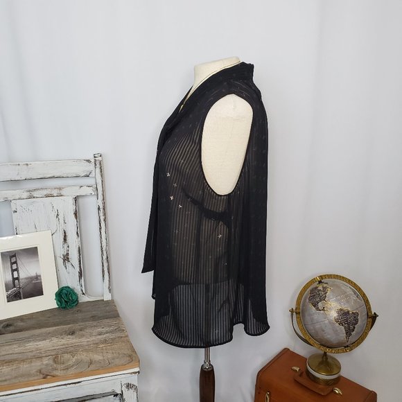 Black A New Day Silk Tank - Size XL (NWT) - Picture 3 of 7